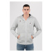 Tommy Jeans Mikina - TOMMY HILFIGER TJM ORIGINAL ZIP HOODIE sivá