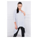 Oversize blouse light grey