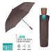 PERLETTI TIME Pánsky automatický dáždnik Scottish / hnedý svetlý, 26284