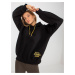 Black and gold hoodie with Diego