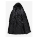 Čierny dámsky zimný prešívaný kabát ALPINE PRE GOSBERA