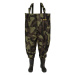 Avid carp prsačky distortion camo chest waders