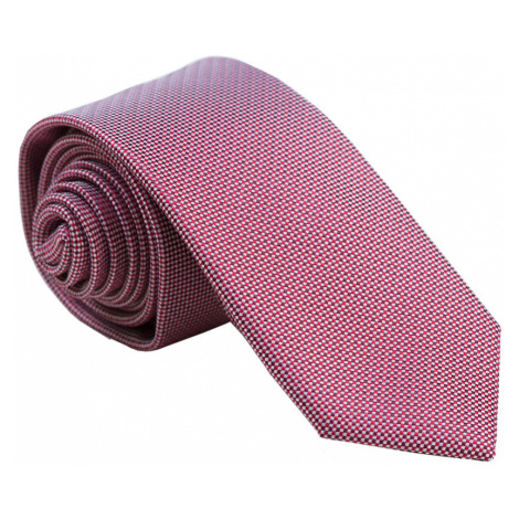Pánska vzorovaná kravata Berry červená