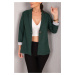 armonika Women's Emerald Striped One-Button Jacket