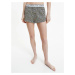 Dámske pyžamové šortky QS6437E - V4L Fialová so zvieracím vzorom - Calvin Klein fialová vzor
