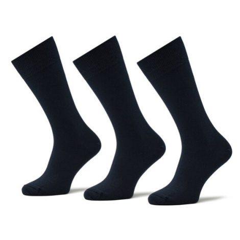 Hugo Súprava 3 párov vysokých ponožiek unisex 3P Rs Uni Colors Cc 50473183 Tmavomodrá Hugo Boss