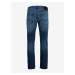 Modré pánske slim fit džínsy Jack & Jones Glenn