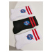 NASA Insignia 3-Pack Socks White/Black/White