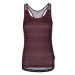 Women's cycling top Kilpi VAI-W dark red