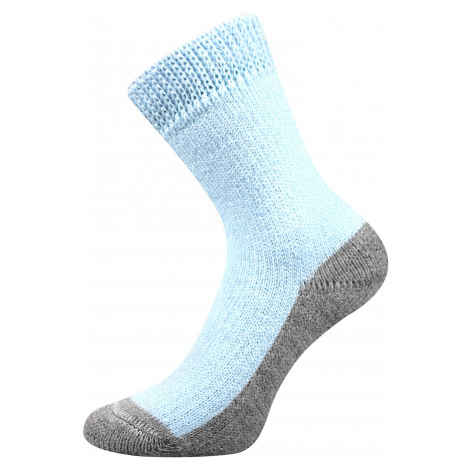 Teplé ponožky Boma světlomodré (Sleep-lightblue) L