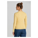 SVETER GANT STRETCH COTTON CABLE C-NECK DUSTY YELLOW