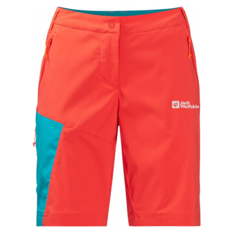 Jack Wolfskin Glastal Shorts W Tango Orange S-M Šortky