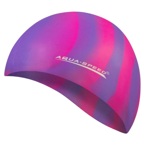 Plavecké čiapky AQUA SPEED Unisex s pestrým vzorom 62