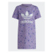 Adidas Každodenné šaty Floral Dress Set IB9483 Fialová Slim Fit