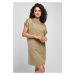 Women's dress with khaki lace