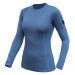 SENSOR MERINO AIR dámske tričko dl.rukáv riviera blue