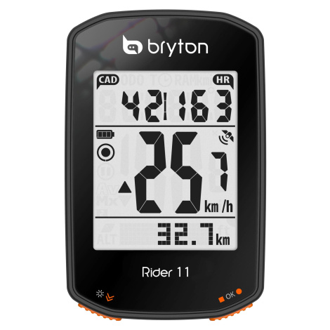 BRYTON Cyklopočítač Rider 11E s GPS
