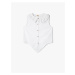 Koton Blouse Sleeveless Lace Collar Button Detailed Cotton