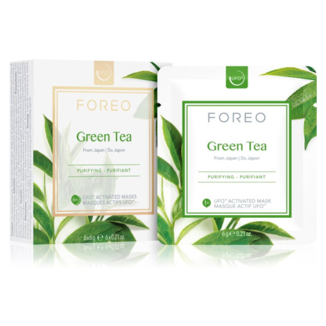 FOREO UFO™ Green Tea osviežujúca a upokojujúca maska