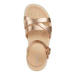 Geox SOLEIMA Dievčenské sandále, zlatá, veľkosť