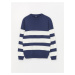 LC Waikiki Crew Neck Striped Long Sleeve Boy's Knitwear Sweater