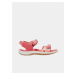Ružové dievčenské kvetované sandále Keen