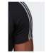 Adidas Funkčné tričko Techfit 3-Stripes Training HD3525 Čierna Tight Fit