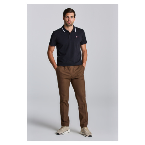 NOHAVICE GANT D1. HALLDEN TWILL JOGGER RICH BROWN