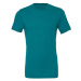 Canvas Unisex tričko CV3413 Teal Triblend -Heather