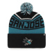 47 NHL SAN JOSE SHARKS STYLUS CUFF KNIT Zimná čiapka, čierna, veľkosť