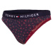 Tommy Hilfiger Woman's Thong Brief UW0UW038670KR Black/Maroon