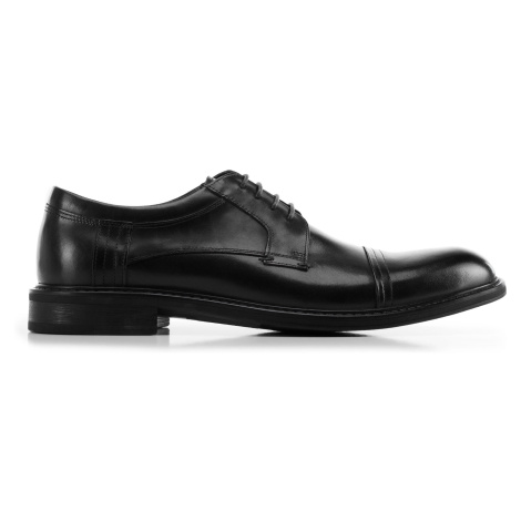 Čierne kožené topánky pre pánov Wittchen