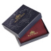 Dámska hladká kožená peňaženka so stredným zapínaním 14-1-062-LB