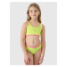 Girls' 2-piece swimsuit 4F - green/pink