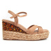 Leindia  91218  Espadrilky Hnedá