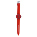 AURIOL Dámske náramkové hodinky so silikónovým remienkom (červená)
