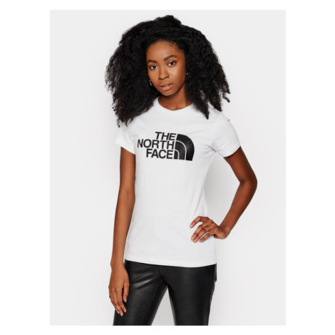 The North Face Tričko Easy Tee NF0A4T1Q Biela Slim Fit