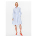 KARL LAGERFELD Košeľové šaty 231W1301 Modrá Regular Fit
