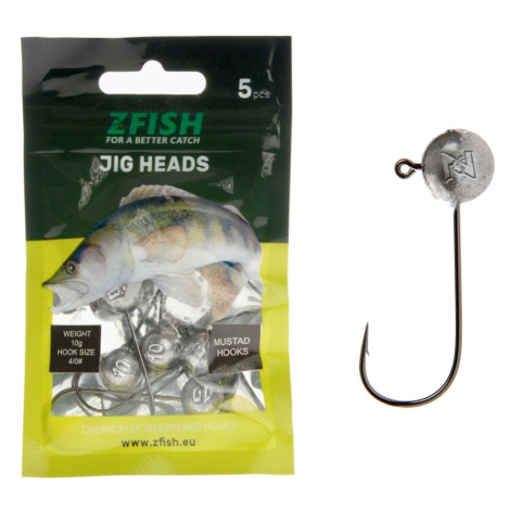 Zfish jigová hlava jig head simply 5 ks - 3 g háčik 1/0