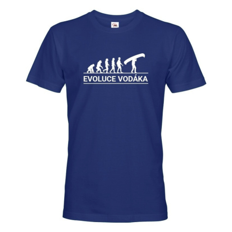 Pánske tričko pre vodákov Evolúcia vodáka - super tričko pre vodákov