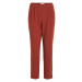 VILA Plisované nohavice 'Titti'  hrdzavo červená