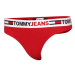Tommy Hilfiger TOMMY JEANS ID-THONG Dámske tangá, červená, veľkosť