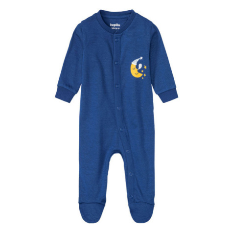 lupilu® Chlapčenský overal na spanie pre bábätká (modrá)