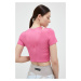 Tréningové tričko adidas Performance HIIT ružová farba