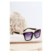 Women's sunglasses with decorative details UV400 black