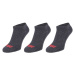 Levi's LOW CUT BATWING LOGO 3P Ponožky, tmavo sivá, veľkosť