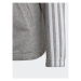 Adidas Mikina Essentials 3-Stripes IC3635 Sivá Slim Fit