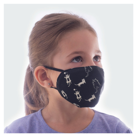 Detská ochranná maska s FFP2 filtrom Fusakle ČaukyMňauky