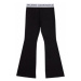 Calvin Klein Jeans Legíny Logo Waistband Punto IG0IG00859 Čierna Slim Fit