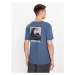 Quiksilver Tričko Qs Bubble Stamp EQYZT07258 Modrá Regular Fit